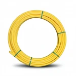 لفة أنابيب HDPE ضغط  4.8 بار [PE 80] قطر خارجي 25 مم سمك 2.3 مم لون أصفر | مصنع المنى