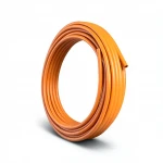 HDPE Plastic Coil Pipe  PN 6 Bar [PE 100] OD 140 mm Thickness 8 mm Color Orange | Almona Factory