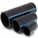 مواسير HDPE الوطني ضغط 16 بار قطر خارجي 16 مم سمك 1.2 مم لون أسود