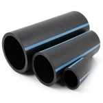 مواسير HDPE الوطني لضغط 16 بار قطر خارجي 25 مم سمك 1.9 مم لون أسود