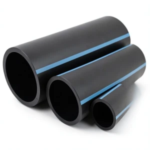 مواسير HDPE الوطني لضغط 16 بار قطر خارجي 25 مم سمك 1.9 مم لون أسود
