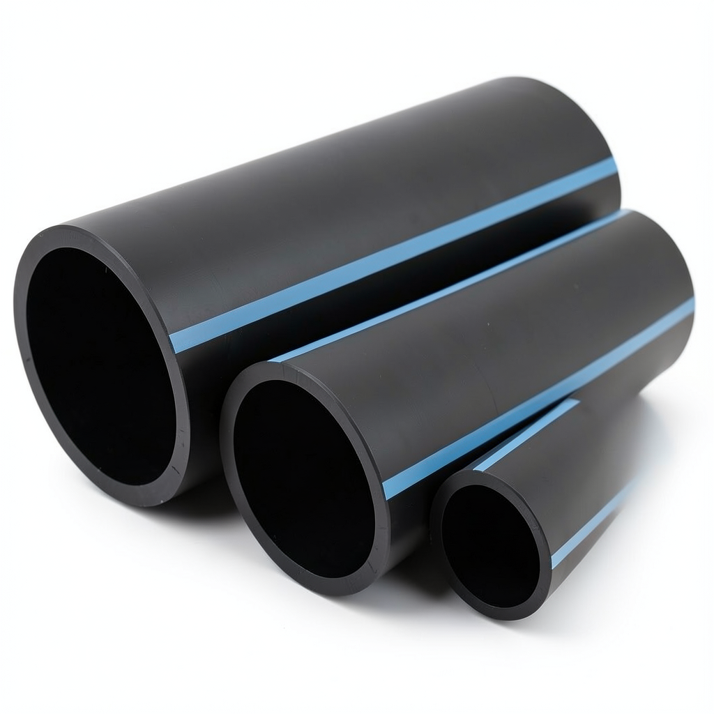 NPF HDPE Pipes Pressure 16 Bar Outside Diameter 25 mm Thickness 1.9 mm Black