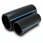مواسير HDPE الوطني لشبكات المياه ضغط 16 بار قطر خارجي 40 مم سمك 3 مم لون أسود