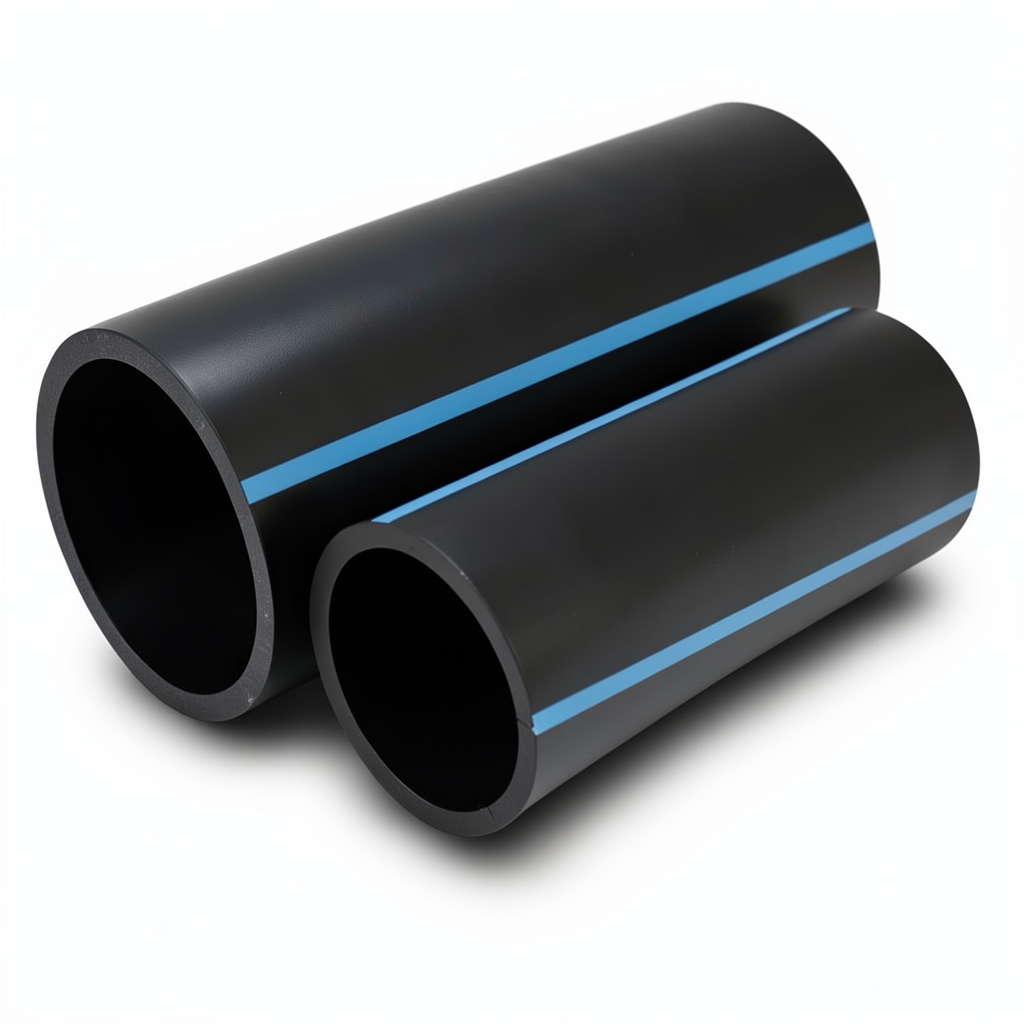 مواسير HDPE الوطني لشبكات المياه ضغط 16 بار قطر خارجي 40 مم سمك 3 مم لون أسود