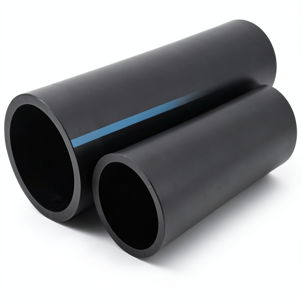 NPF HDPE Pipes Pressure 16 Bar Diameter 63 mm Thickness 4.7 mm Black