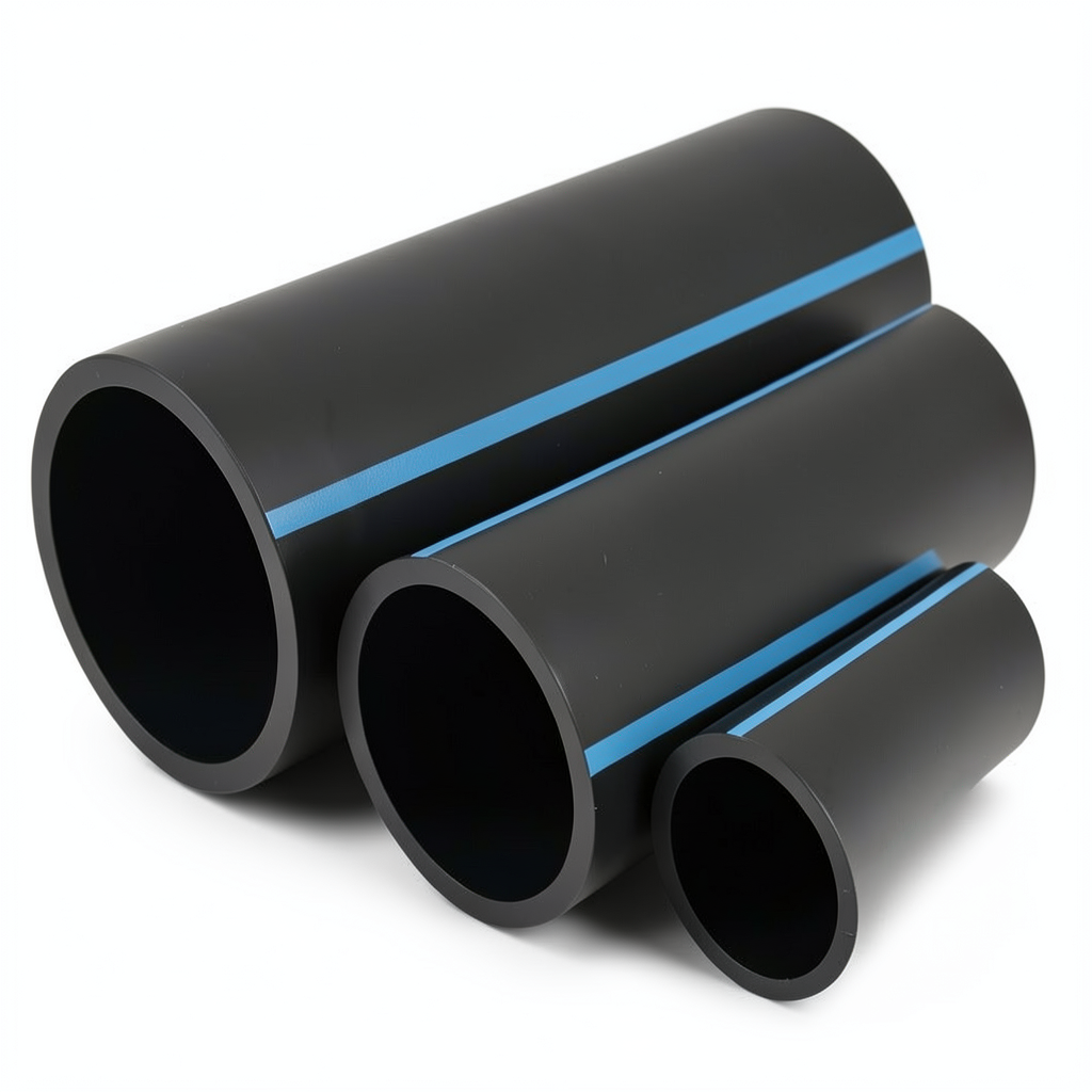 مواسير HDPE الوطني ضغط 16 بار قطر 75 مم سمك 5.6 مم لون أسود