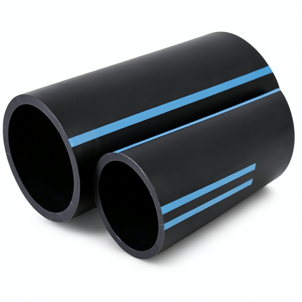 مواسير HDPE الوطني ضغط 16 بار قطر خارجي 140 مم سمك 10.4 مم لون أسود
