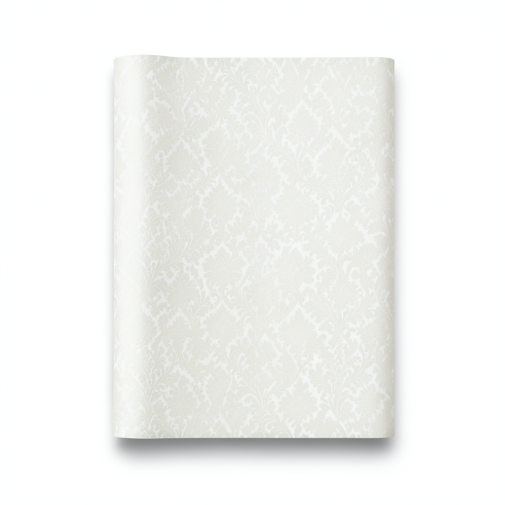 Italian Wallpaper Patterned Design Off White Color, Size 10m x 0.70m, Model rc17085