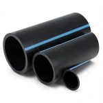 مواسير HDPE الوطني لضغط 16 بار قطر خارجي 180 مم سمك 13.4 مم لون أسود