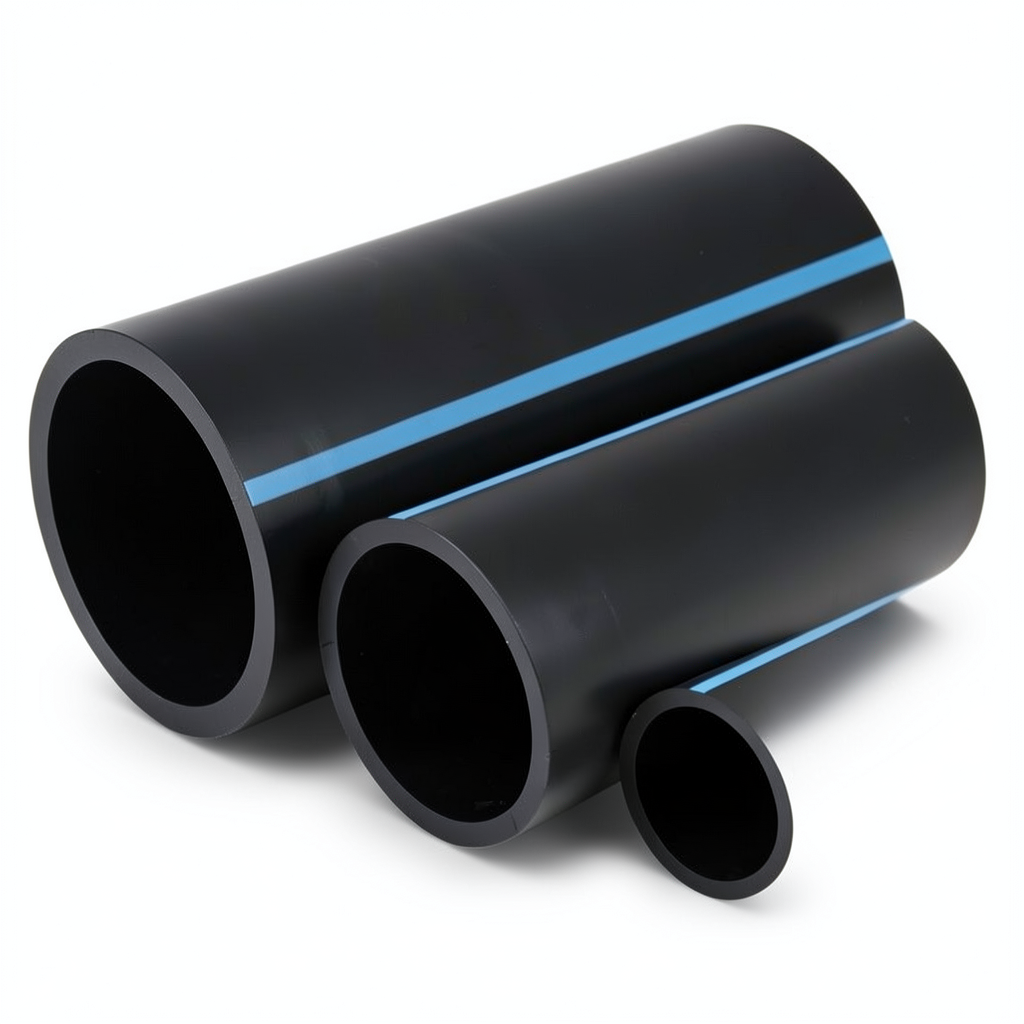 NPF HDPE Pipes Pressure 16 Bar Outside Diameter 180 mm Thickness 13.4 mm Black
