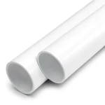 مواسير UPVC ضغط 16 بار قطر خارجي 90 مم سمك 6.7 مم لون أبيض