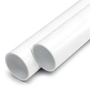 مواسير UPVC ضغط 16 بار قطر خارجي 90 مم سمك 6.7 مم لون أبيض