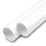 مواسير UPVC ضغط اسمي 8.6 بار مقاس 1/2 1 إنش سمك 1.5 مم لون أبيض