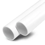 مواسير UPVC ضغط 20 بار قطر خارجي 110 مم سمك 8.1 مم لون أبيض