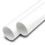 مواسير UPVC ضغط اسمي 8.6 بار مقاس 8 إنش سمك 6.7 مم لون أبيض