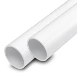 أنابيب UPVC ضغط اسمي 11 بار مقاس 1 إنش سمك 1.5 مم لون أبيض