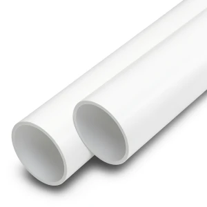 أنابيب UPVC ضغط اسمي 11 بار مقاس 1/4 1 إنش سمك 1.6 مم لون أبيض