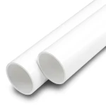 أنابيب UPVC ضغط اسمي 11 بار مقاس 1/2 1 إنش سمك 1.9 مم أبيض