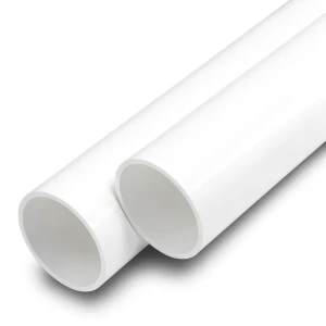 أنابيب UPVC ضغط اسمي 11 بار مقاس 1/2 1 إنش سمك 1.9 مم أبيض