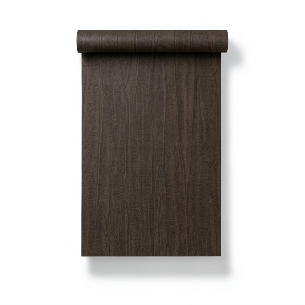 Italian Patterned Wallpaper 10m x 0.73m Dark Brown, Model 56829