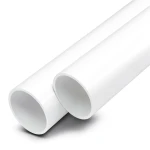 أنابيب UPVC ضغط اسمي 11 بار مقاس 6 إنش سمك 6.5 مم لون أبيض