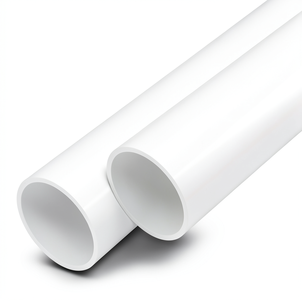 UPVC Pipes Nominal Pressure 11 Bar Size 6 Inch Thickness 6.5 mm White