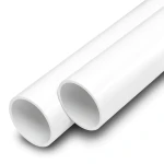 أنابيب UPVC ضغط اسمي 11 بار مقاس 1/4 1 إنش سمك 1.6 مم لون أبيض