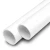 أنابيب UPVC ضغط اسمي 11 بار مقاس 1/4 1 إنش سمك 1.6 مم لون أبيض - Image 1