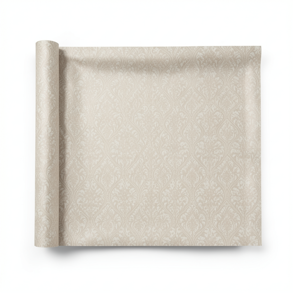 Patterned Wall Decoration 10m x 0.73m Beige Color, Model 56847