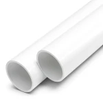 UPVC Pipes 4 Inch Thickness 4.4 mm Nominal Pressure 11 Bar White