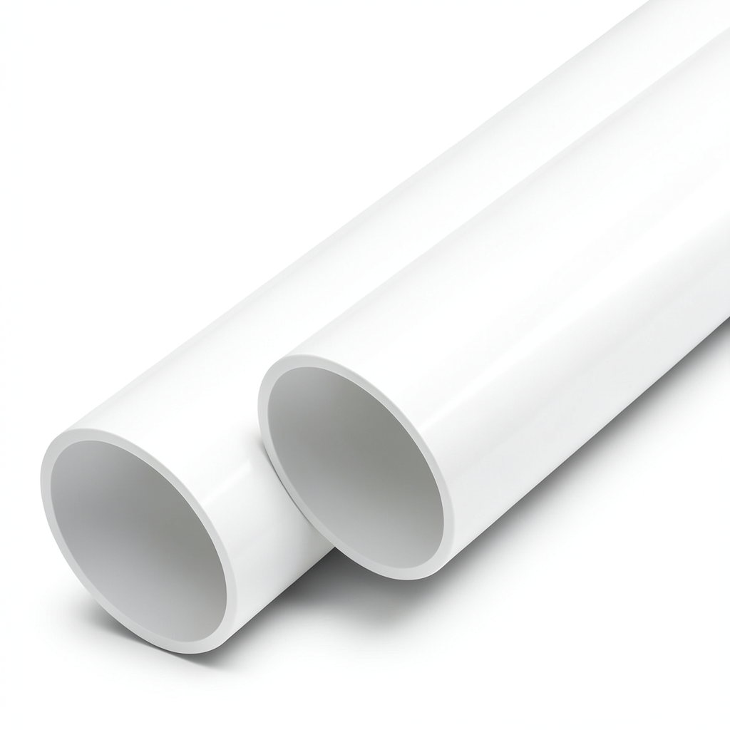UPVC Pipes 4 Inch Thickness 4.4 mm Nominal Pressure 11 Bar White