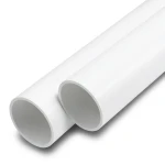 مواسير UPVC ضغط اسمي 13.8 بار مقاس 1/4 1 إنش سمك 2 مم أبيض
