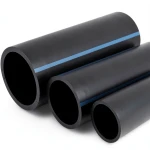 مواسير HDPE الوطني ضغط 16 بار قطر خارجي 250 مم سمك 18.6 مم لون أسود