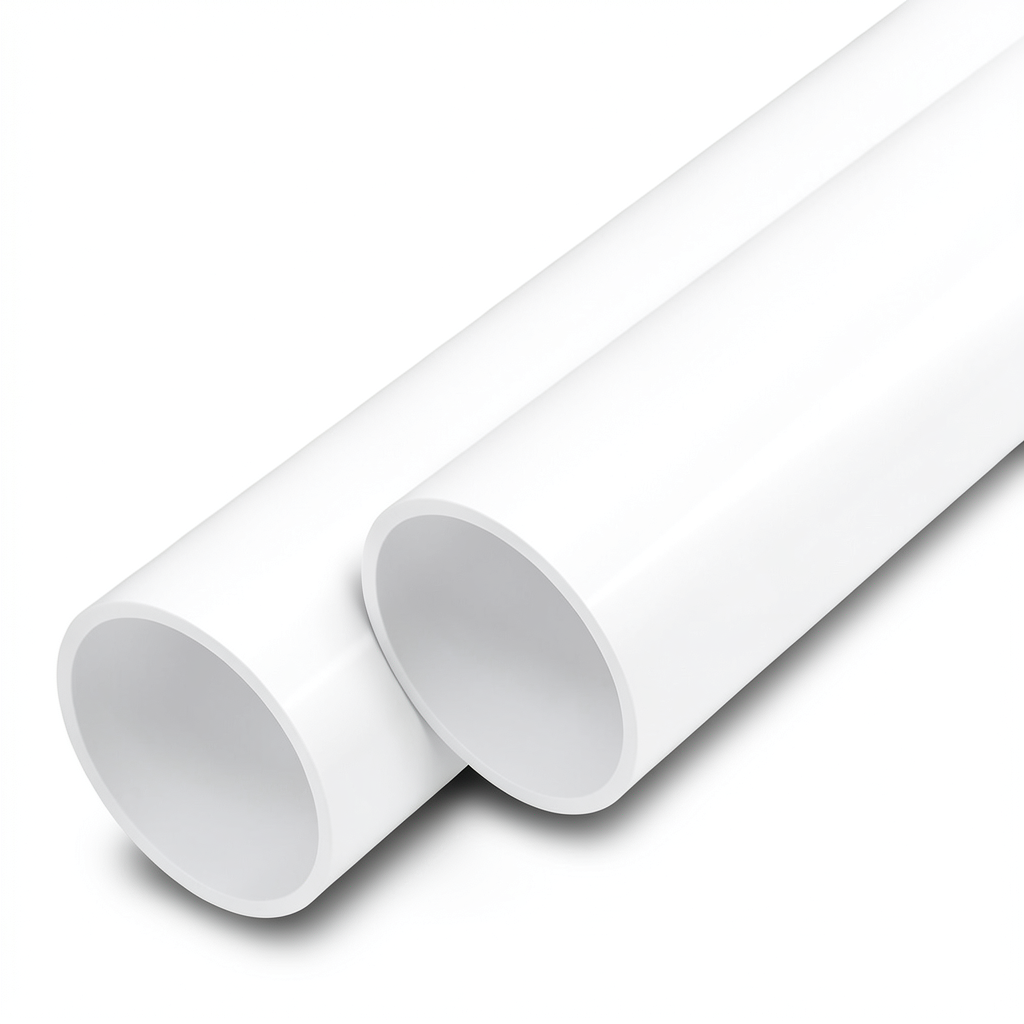 UPVC Pipes Nominal Pressure 11 Bar Size 8 Inch Thickness 8.4 mm White