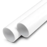 مواسير UPVC ضغط اسمي 13.8 بار مقاس 3/4 إنش سمك 1.5 مم لون أبيض