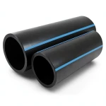 أنبوب HDPE ضغط 16 بار قطر خارجي 280 مم سمك 20.8 مم لون أسود