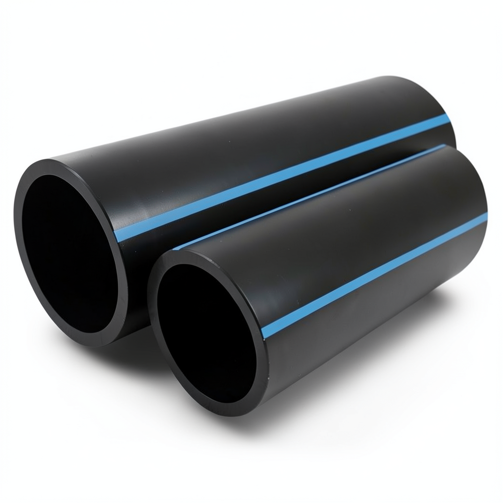 أنبوب HDPE ضغط 16 بار قطر خارجي 280 مم سمك 20.8 مم لون أسود