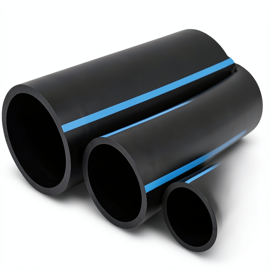 مواسير HDPE الوطني ضغط 16 بار قطر خارجي 315 مم سمك 23.4 مم لون أسود