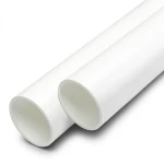 مواسير UPVC ضغط 20 بار قطر خارجي 110 مم سمك 8.1 مم لون أبيض