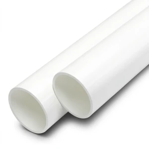 مواسير UPVC ضغط 20 بار قطر خارجي 110 مم سمك 8.1 مم لون أبيض