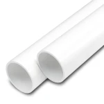مواسير UPVC ضغط 20 بار قطر خارجي 110 مم سمك 8.1 مم لون أبيض
