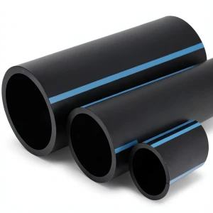 مواسير HDPE الوطني لشبكات المياه ضغط 16 بار قطر خارجي 355 مم سمك 26.3 مم أسود