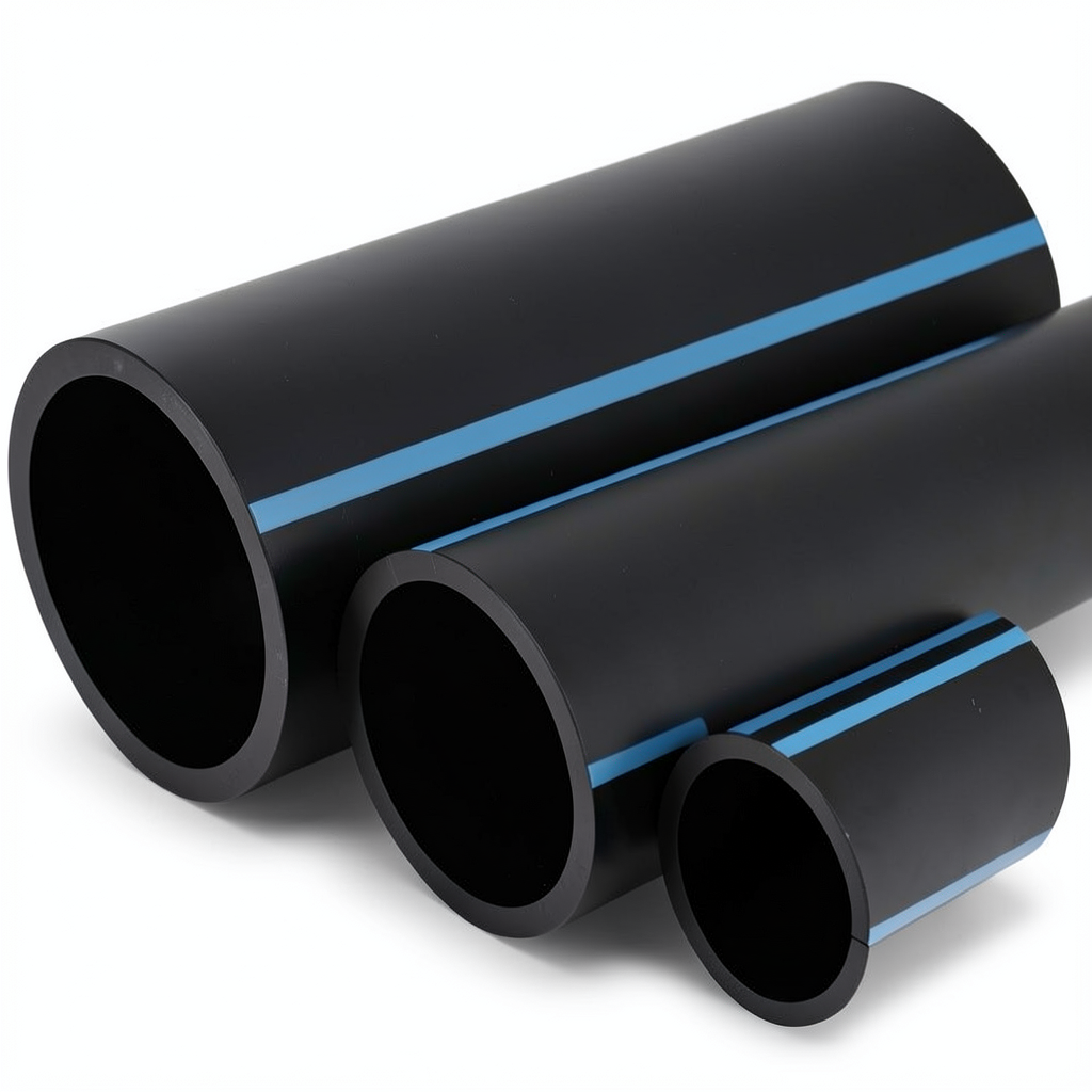 NPF HDPE Pipes Pressure 16 Bar Outside Diameter 355 mm Thickness 26.3 mm Black