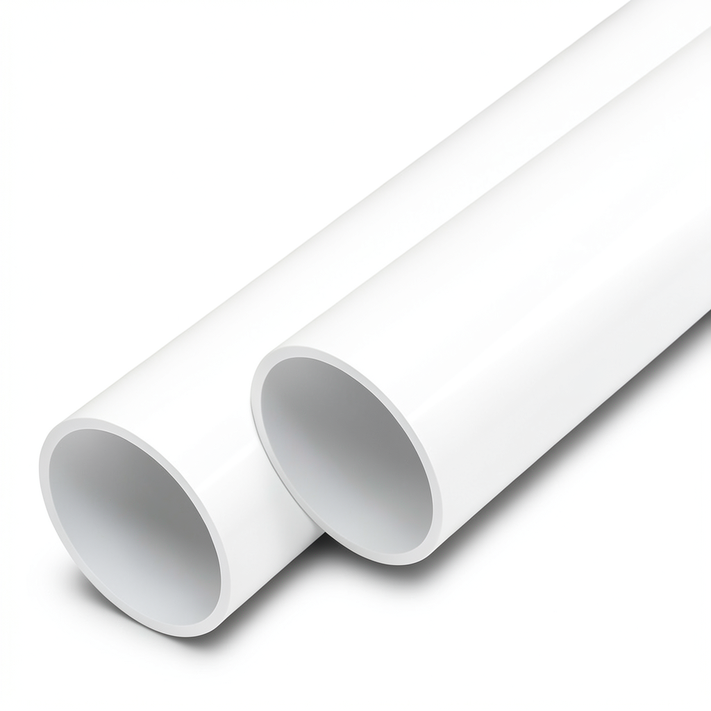 UPVC Pipes Nominal Pressure 8.6 Bar Size 1 1/2 inch Thickness 1.5 mm White