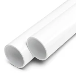 UPVC Pipes Nominal Pressure 8.6 Bar Size 2 inch Thickness 1.9 mm White
