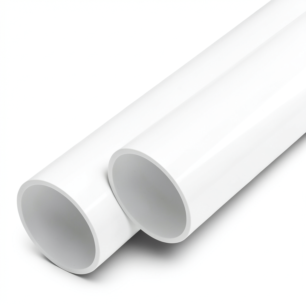 UPVC Pipes Nominal Pressure 8.6 Bar Size 2 inch Thickness 1.9 mm White