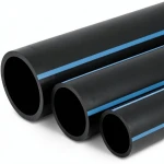مواسير HDPE الوطني ضغط 16 بار قطر خارجي 250 مم سمك 18.6 مم لون أسود