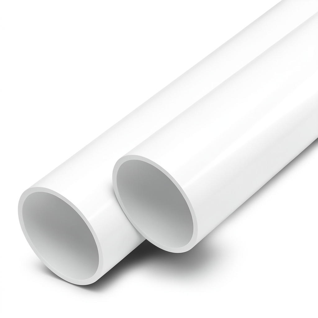 UPVC Pipes Nominal Pressure 8.6 Bar Size 8 Inch Thickness 6.7 mm White