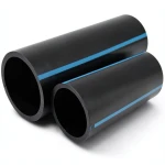 أنابيب HDPE الوطني ضغط 16 بار قطر خارجي 400 مم سمك 29.7 مم لون أسود