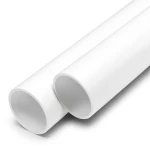 أنابيب UPVC ضغط اسمي 11 بار مقاس 1/4 1 إنش سمك 1.6 مم لون أبيض
